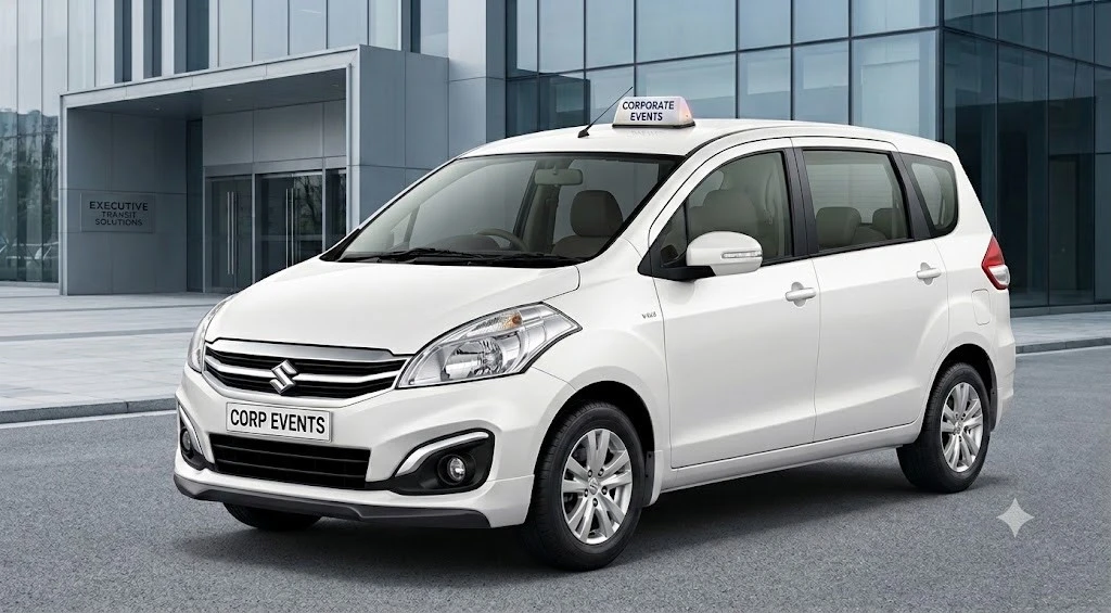 Ertiga on rent for corporate travel in Mumbai
