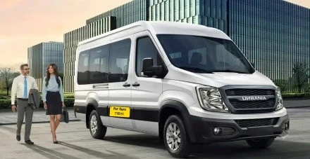 Luxury Urbania on rent for a pilgrimage tour from Pune