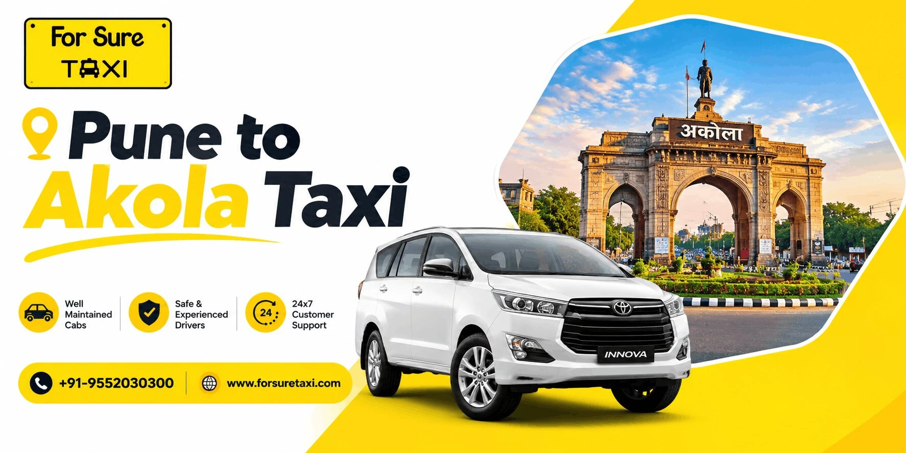 Pune To Akola Taxi