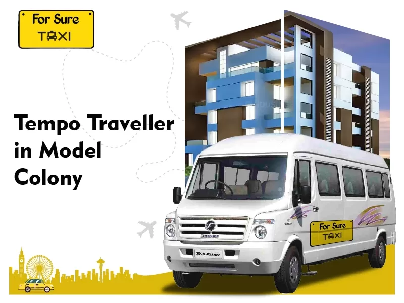 Model Colony Tempo Traveller Rental