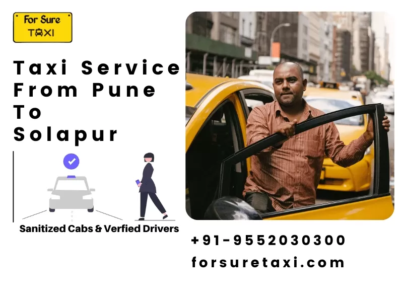  Pune to Solapur One Way Taxi Service